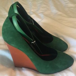 Celine Wedges with ankle strap